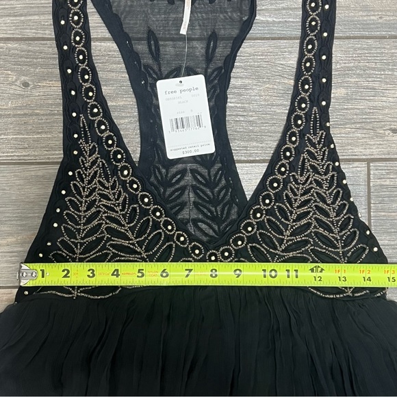LAST ONE NWT $300 Fee People Twilight Mini Dress Black Small S Cocktail Party - Picture 15 of 16